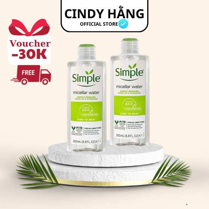 Nước Tẩy Trang Simple Micellar Cleansing Water 200ml