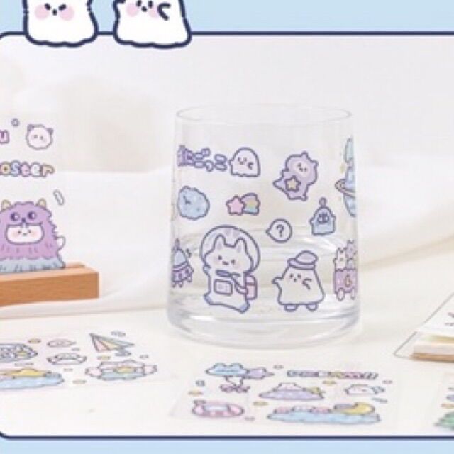 Sticker hộp 200 tấm hình dán dễ thương Universe Kindergarten