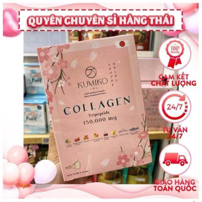 Hộp 15 gói collagen kumiko thái lan