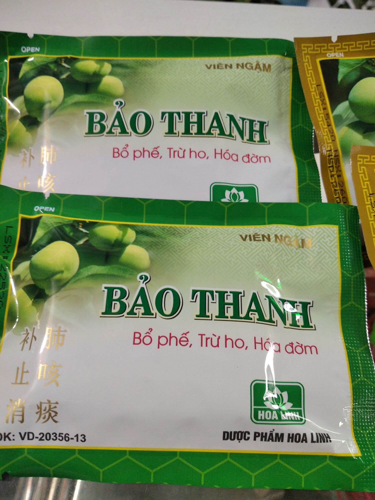 [HCM]combo 4 gói kẹo ngậm Bảo Thanh