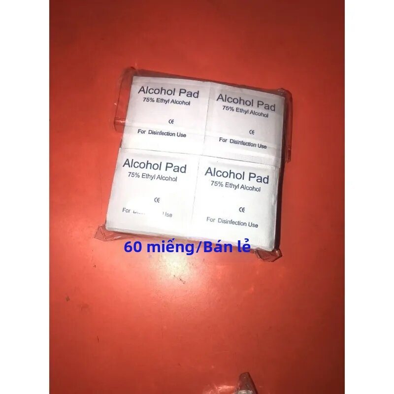 Khăn Giấy Khử Trùng Cồn 75% Dùng Một Lần Cho Màn Hình Điện Thoại Kính Lỗ Tai - Khăn Ướt Chăm Sóc Da