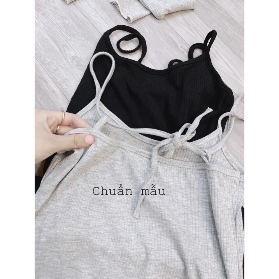 Set đầm dây xòe và áo khoác siêu xinh