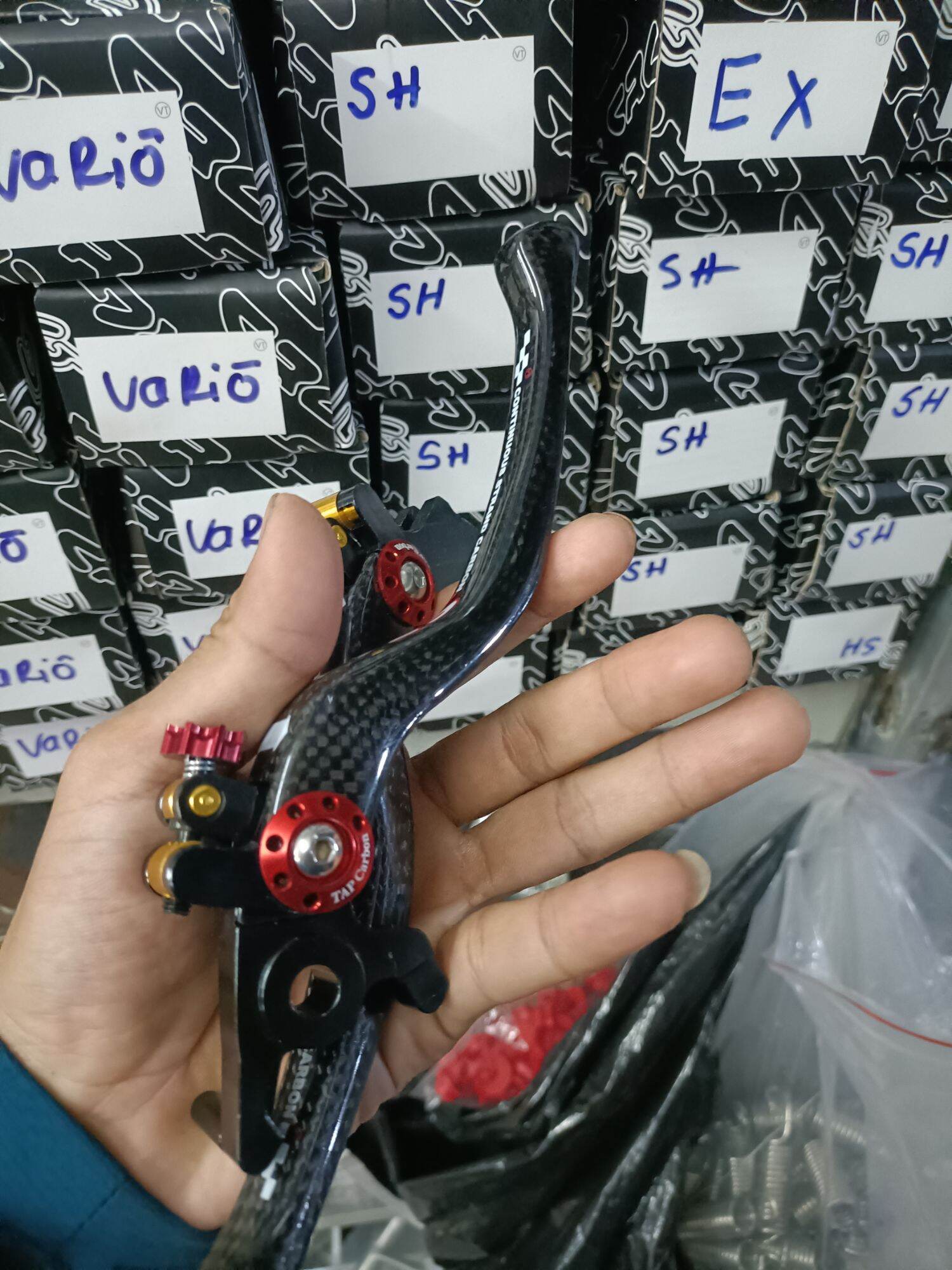 Tay thắng CRG lắp xe Exciter Vario winner