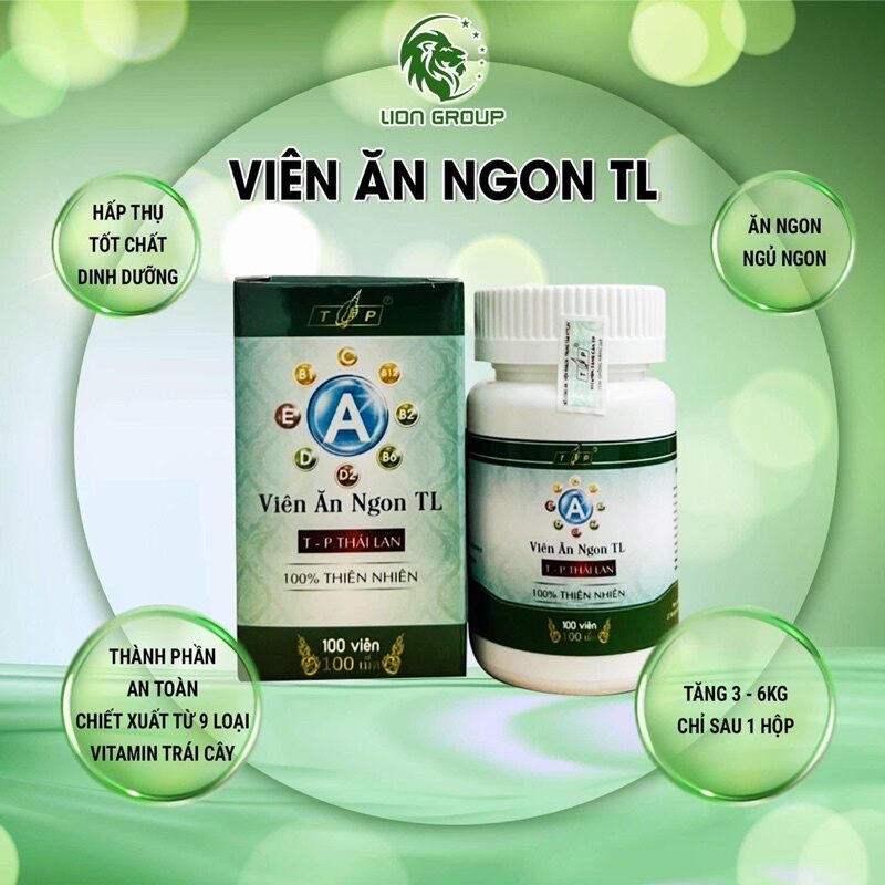 Viên ăn ngon tl thái lan 100 viên