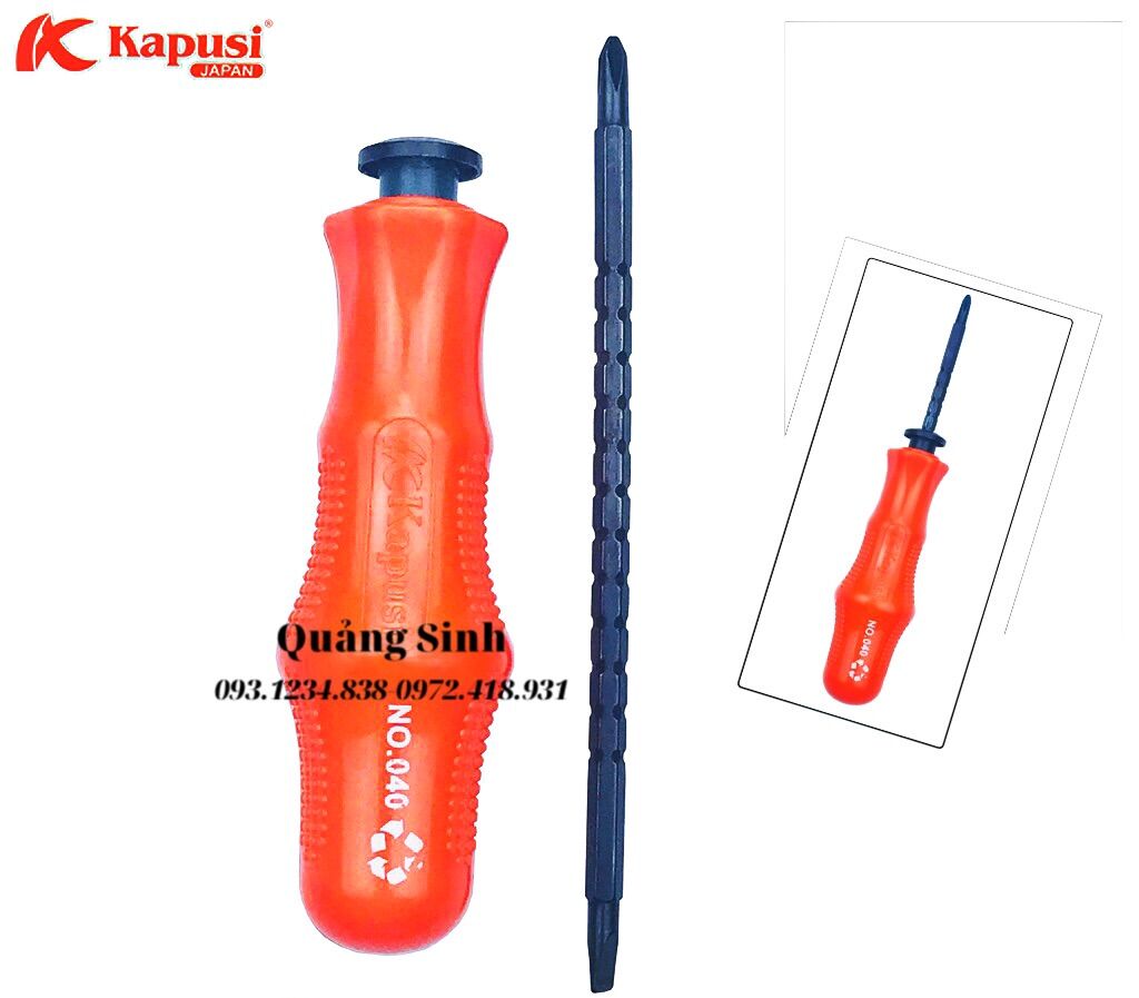 Tô vít nấc 2 đầu kapusi japan 110mm 3mm-4mm-5mm