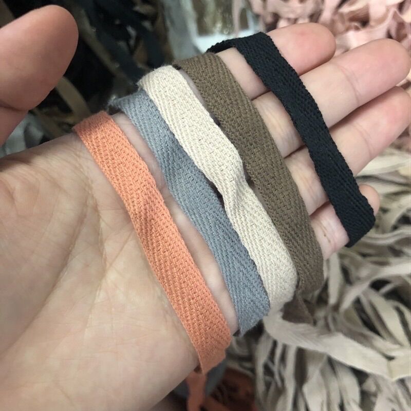 20 mét dây viền xương cá 1cm màu đen hàng công ty
