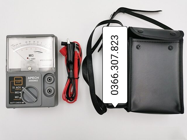 Apech 2000mω, 1000V Insulation Resistance Meter