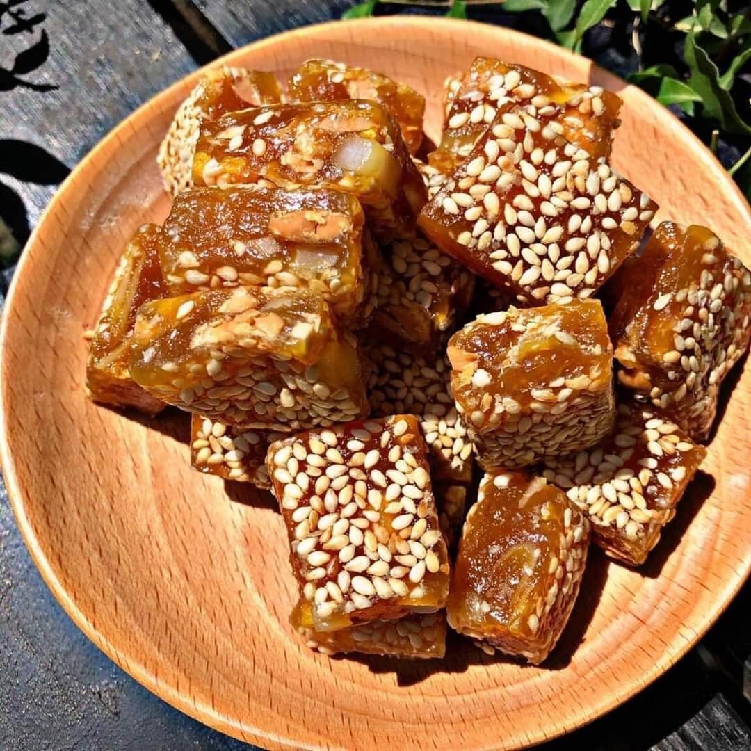 Kẹo khóm mè  dừa non sợi 1kg