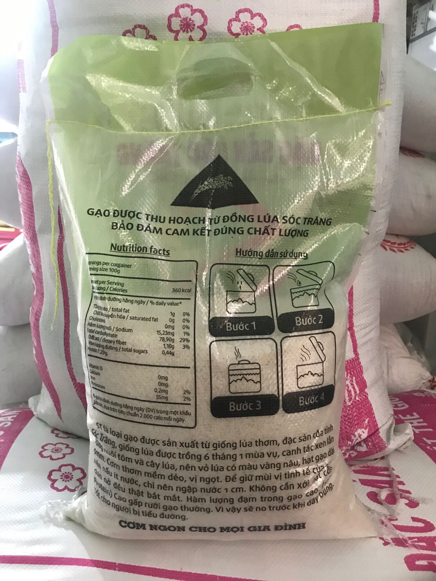 Gạo ST25 - Túi 5kg Thượng Hạng