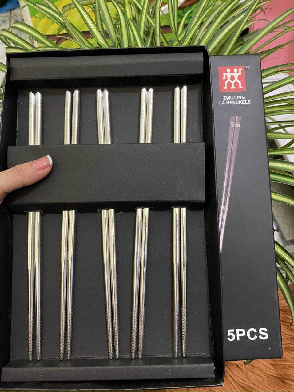 Set 5 đôi đũa Inox Zwilling Đức
