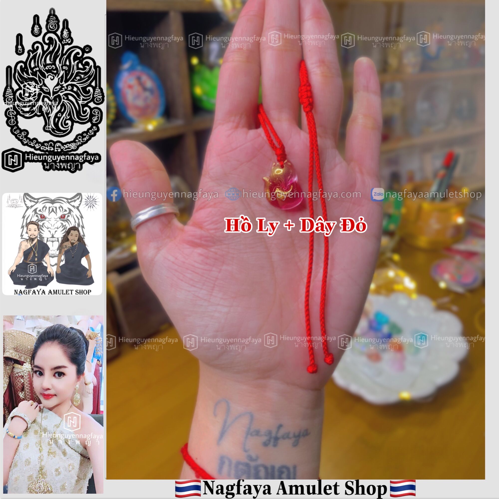 [[HÀNG THẬT]] Mặt Dây Chuyền Nàng Tiểu Hồ Ly Thái Lan [hieunguyennagfaya]