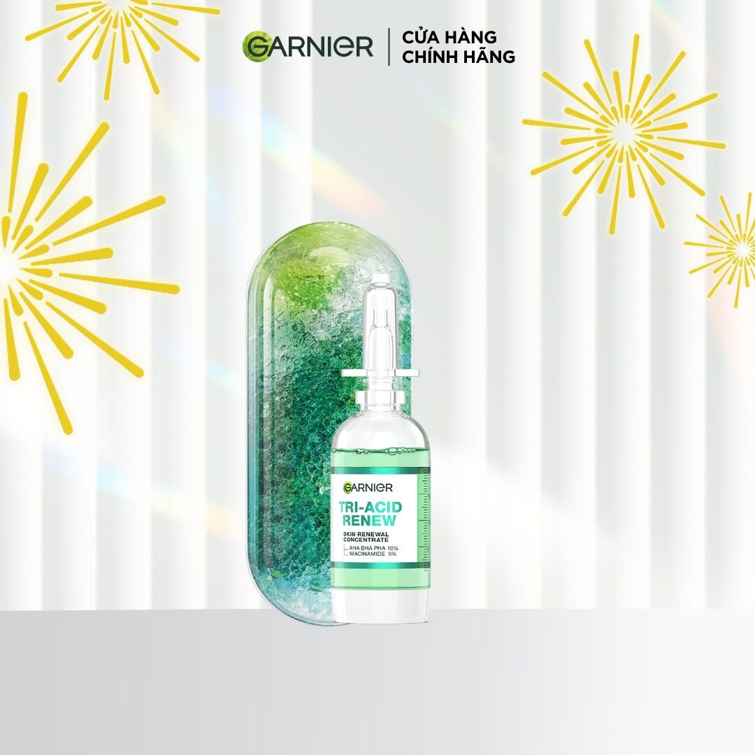 Serum thế hệ mới 15% [PHAAHA BHA NIACINAMIDE] giúp da trông sáng hơn láng hơn khỏe hơn -  Garnier Tr