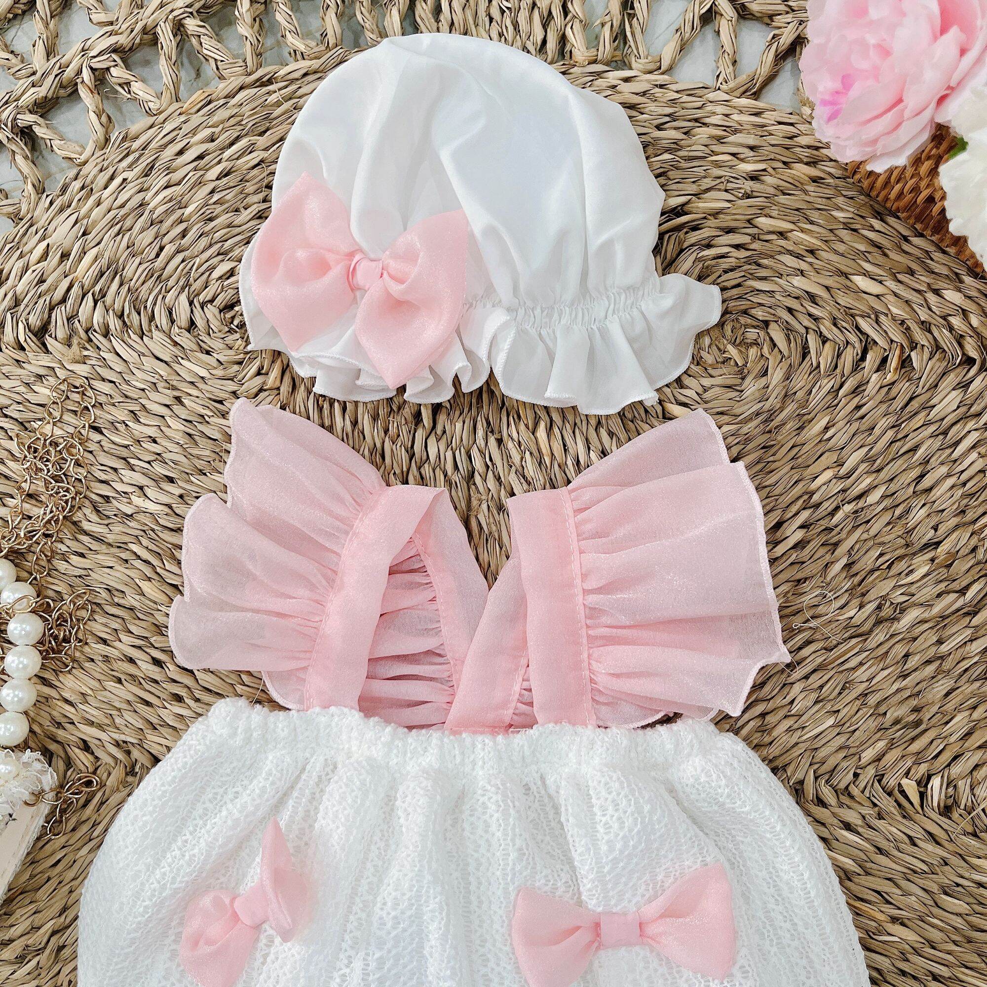 váy body bé gái ren đan tiểu thư sang chảnh