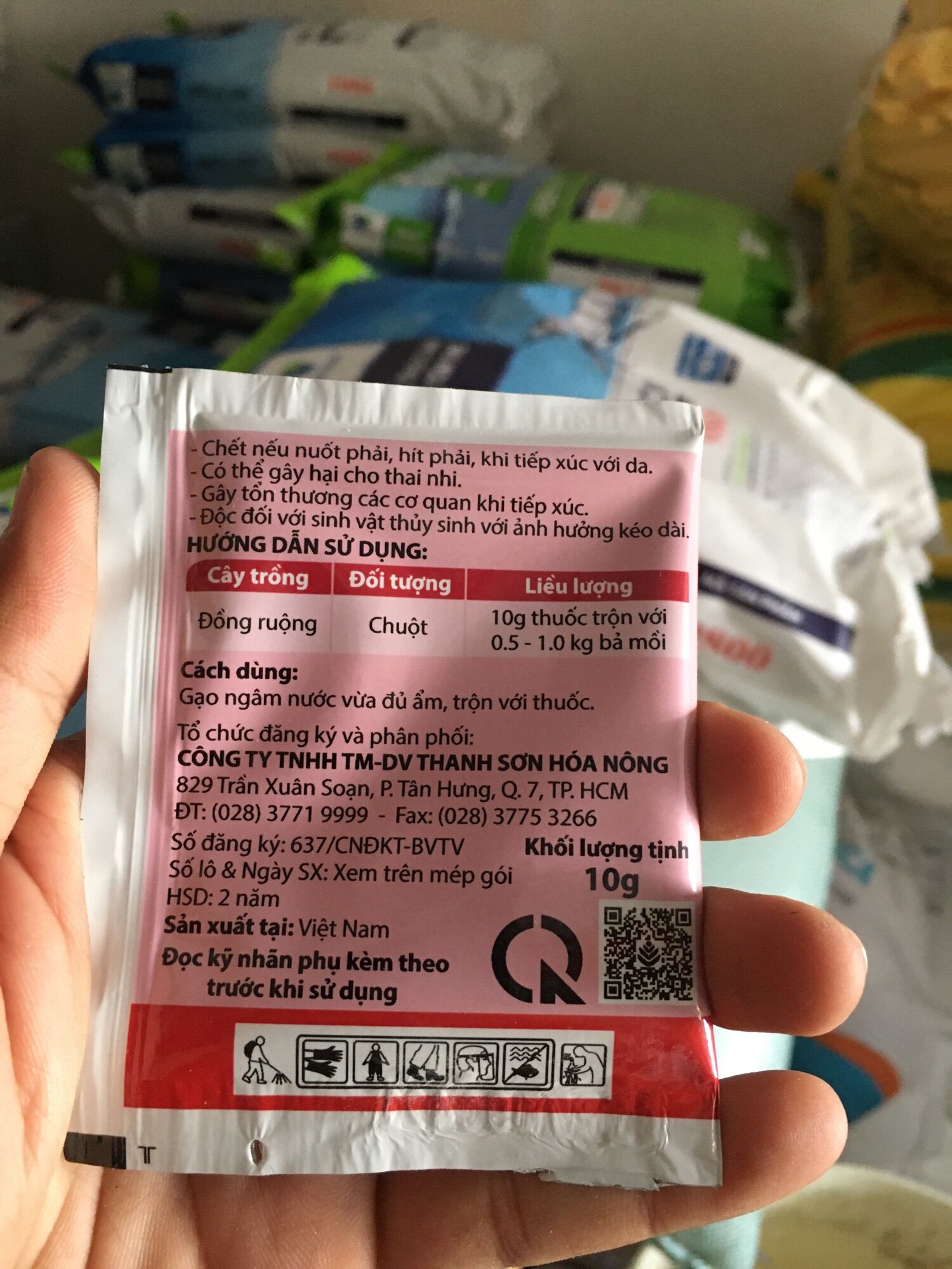 Rat k diệt chuột dạng bột công ty hoá nông