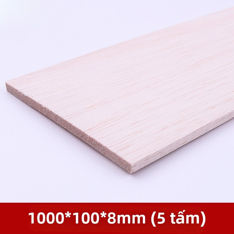 Tấm Gỗ Balsa Vật Liệu Làm Mô Hình DIY Máy Bay