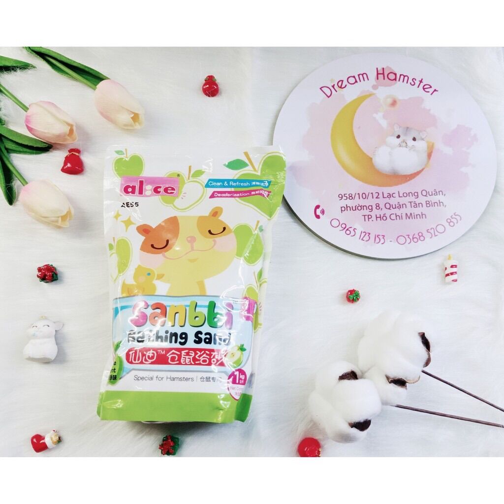 Cát tắm Sanbbi 1kg cho hamster