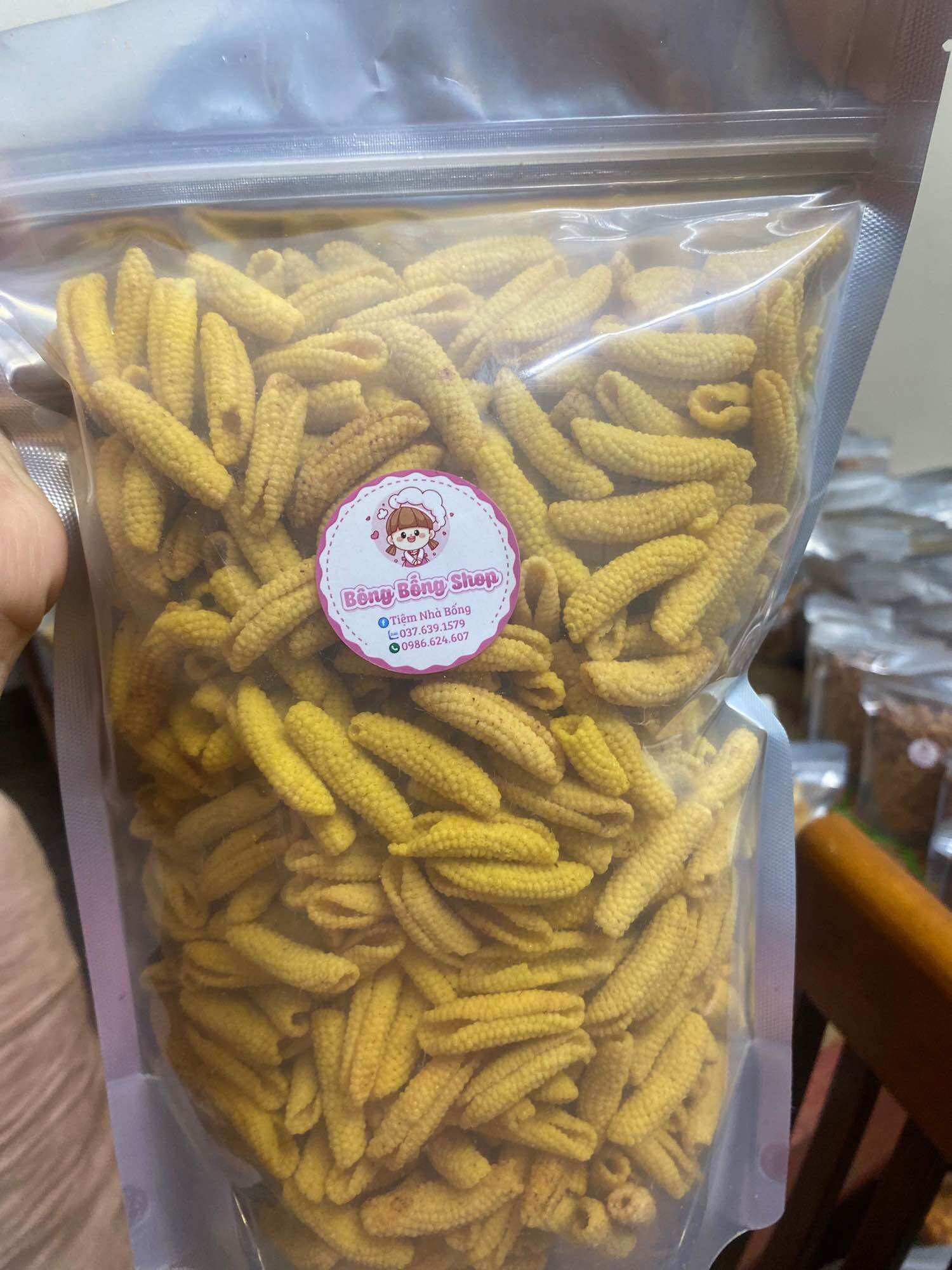 1kg snack trứng cá giòn