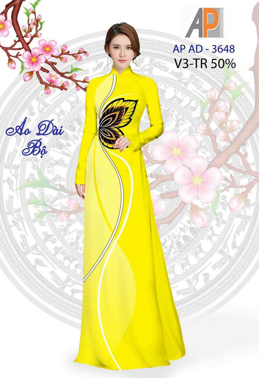 Vải áo dài hoa eo