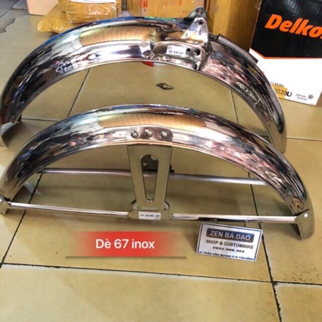Dè trước + sau 67 -68 inox