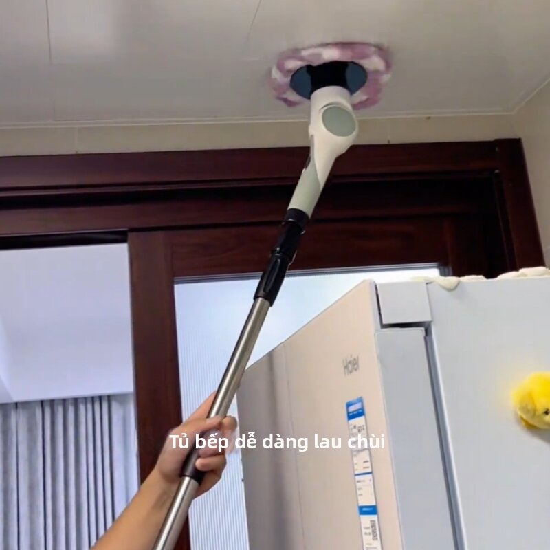 [Phích cắm dẹt] Chổi Lau Điện Đa Năng Dùng Cho Làm Sạch Ướt Và Khô