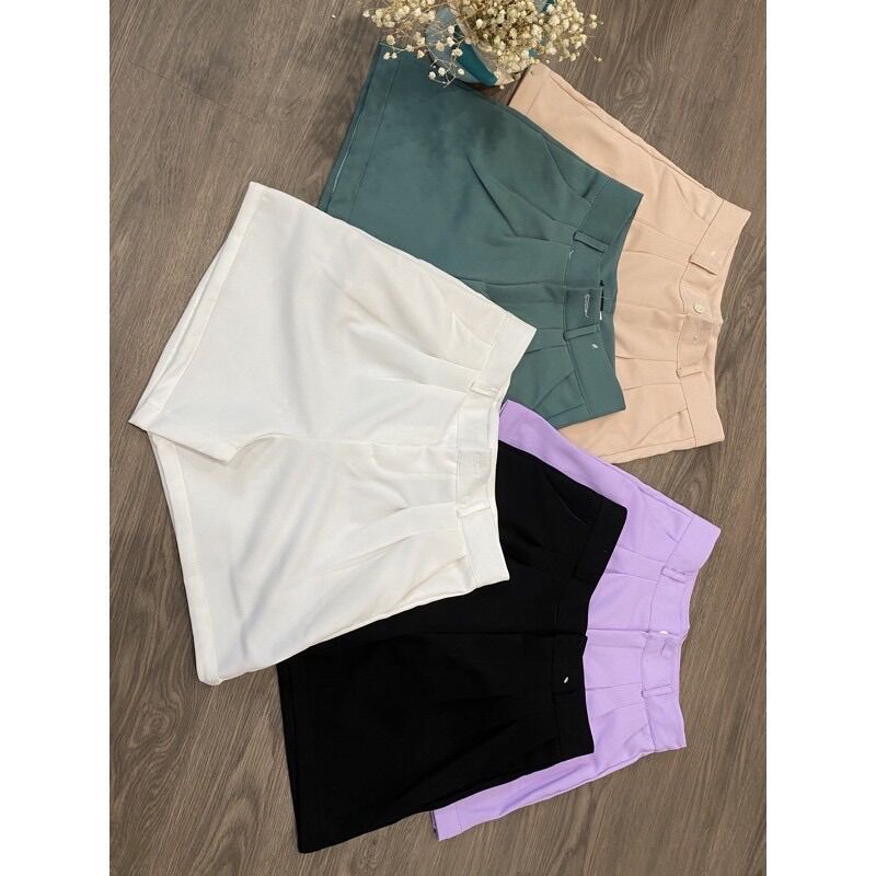 Quần short nữ gập gấu
