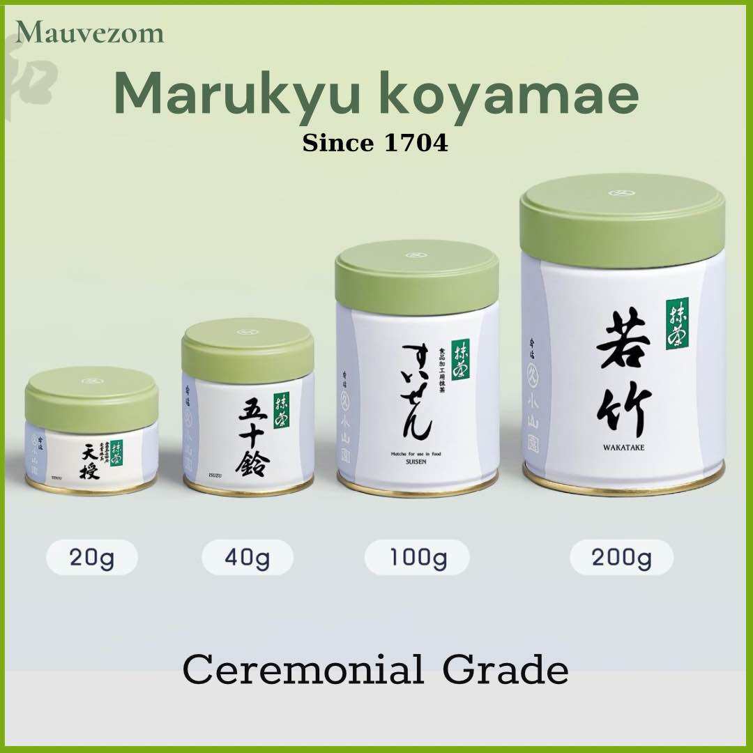 Matcha thượng hạng (Ceremonial Grade) - Hãng Marukyu Koyamaen (có sẵn giao hoả tốc)