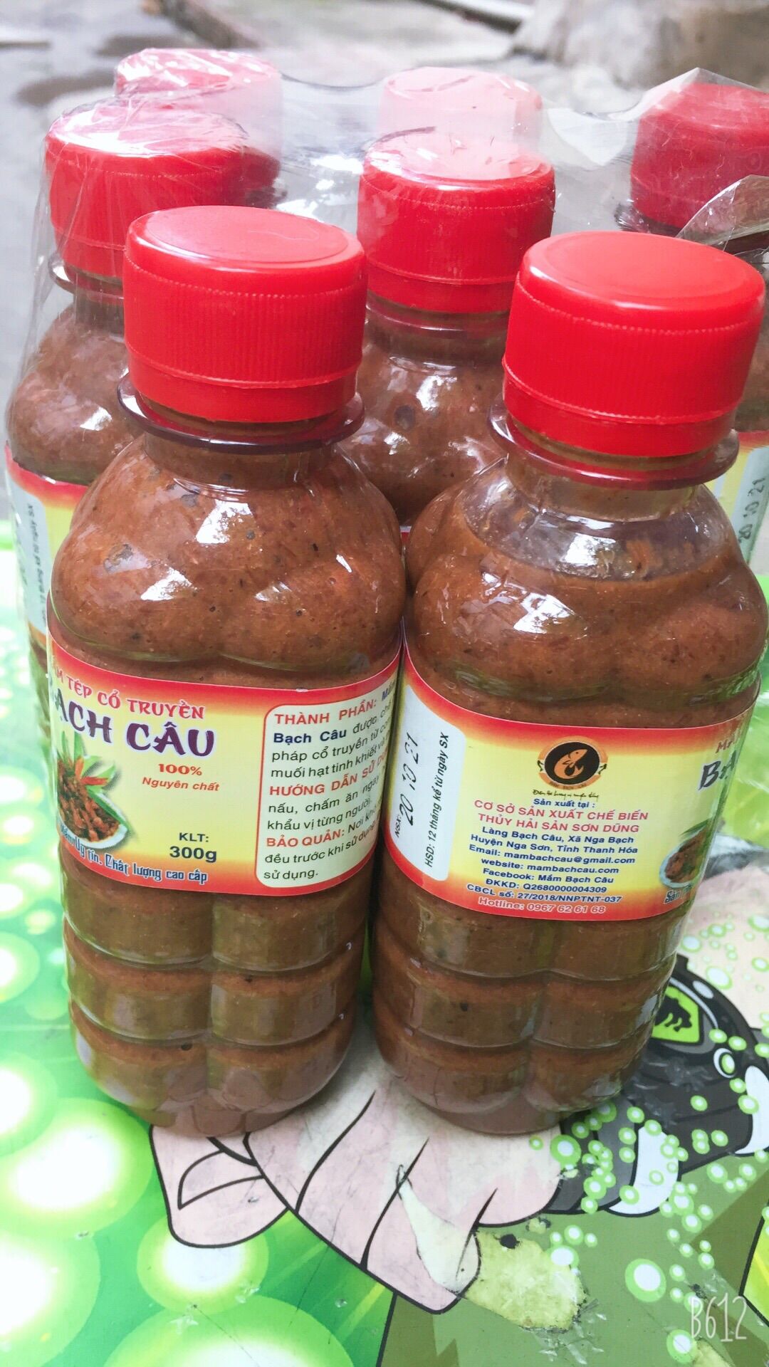 Mắm tép đỏ chưng thịt- đặc sản Thanh Hóa chai 300g