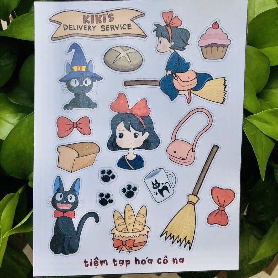[HCM] - Sticker / Hình dán Kiki’s Delivery - tiemtaphoacona