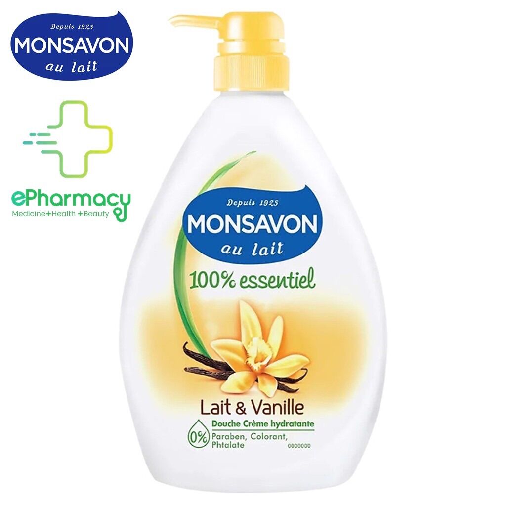 Sữa tắm Monsavon hương sữa & vani 1L