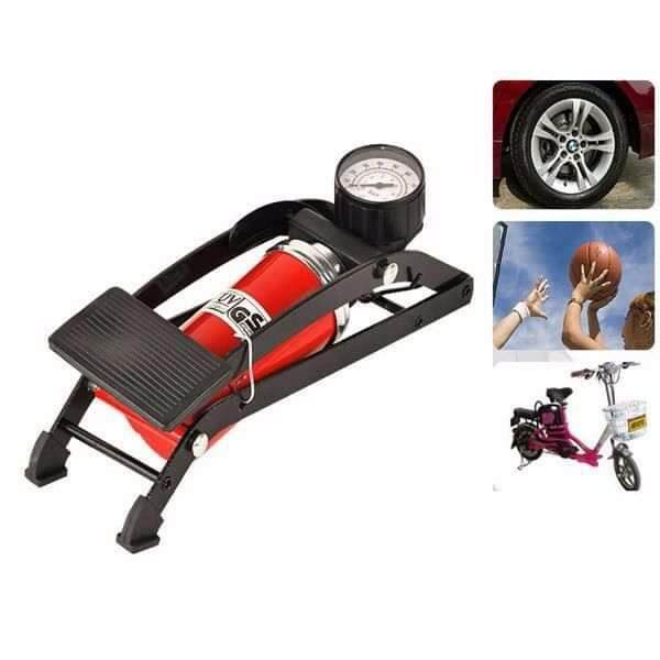 Bơm đạp chân mini,bơm xe máy,oto,xe đạp,bể bơi tiện dụng