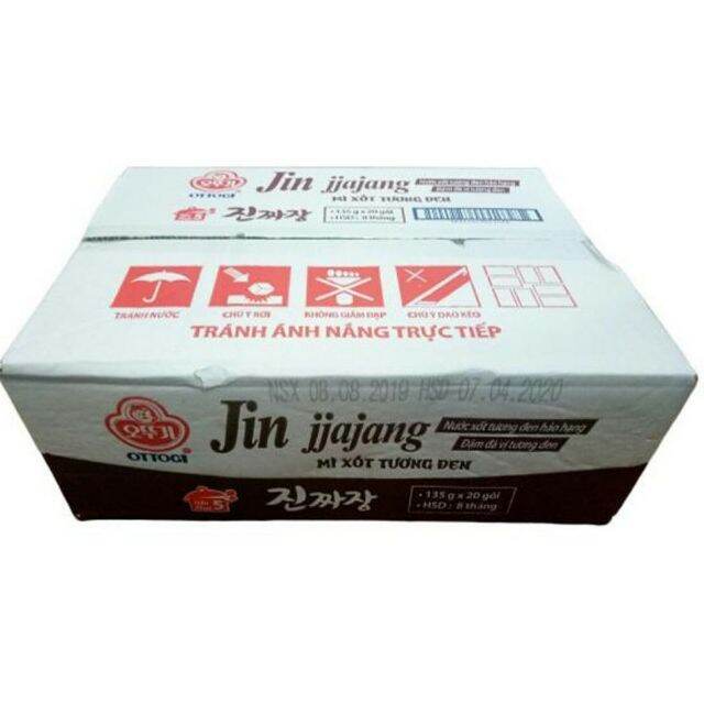 1t mì xốt tương đen hàn quốc 135g*20 goi