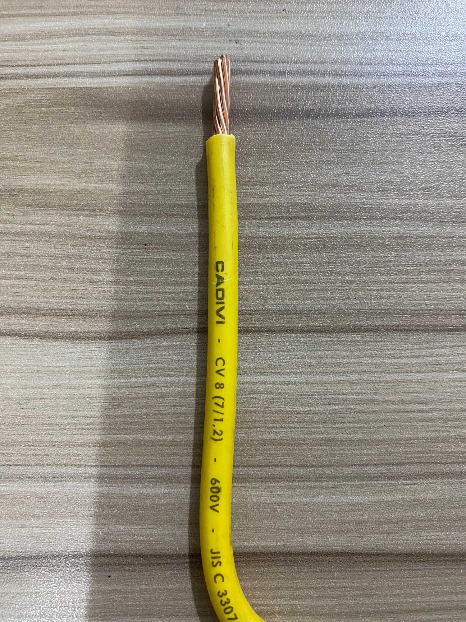 (Lẻ 1 mét) Dây điện Cadivi đơn CV các size 4.0 6.0 8.0 10