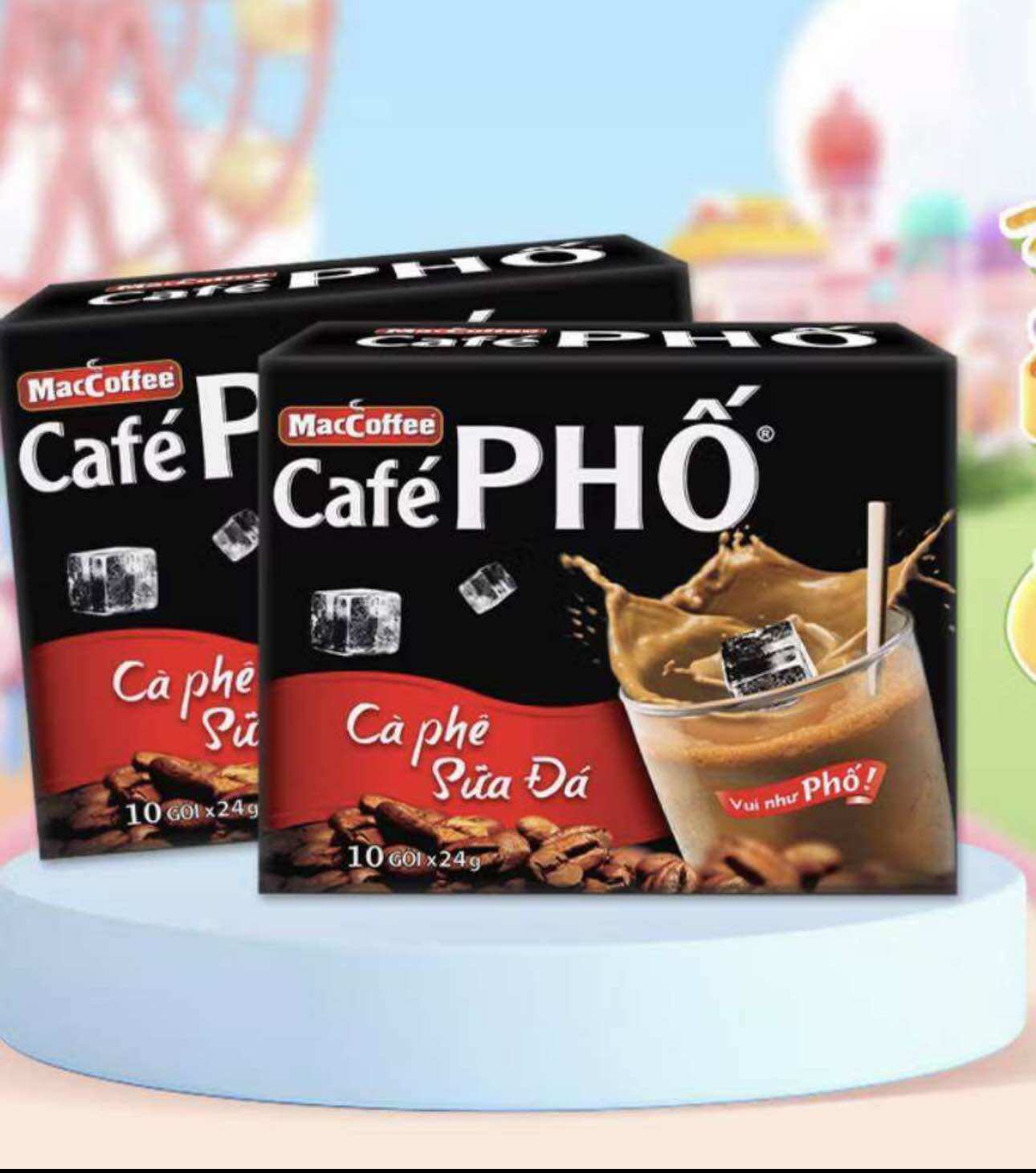 Combo 3 hộp Caffe phố (hộp 10 gói 24g ) date 12/2026 Giá siu hời