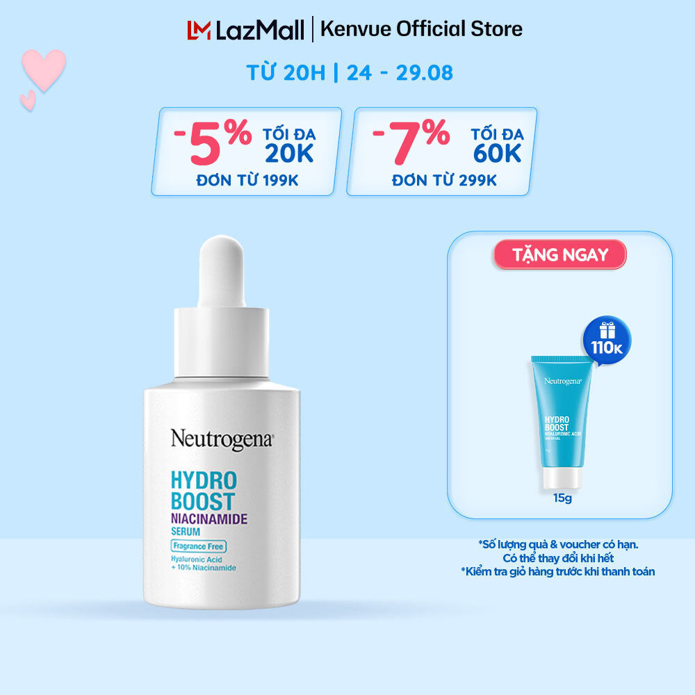 Tinh Chất Dưỡng Ẩm Neutrogena Hydroboost Niacinamide Serum 30ml