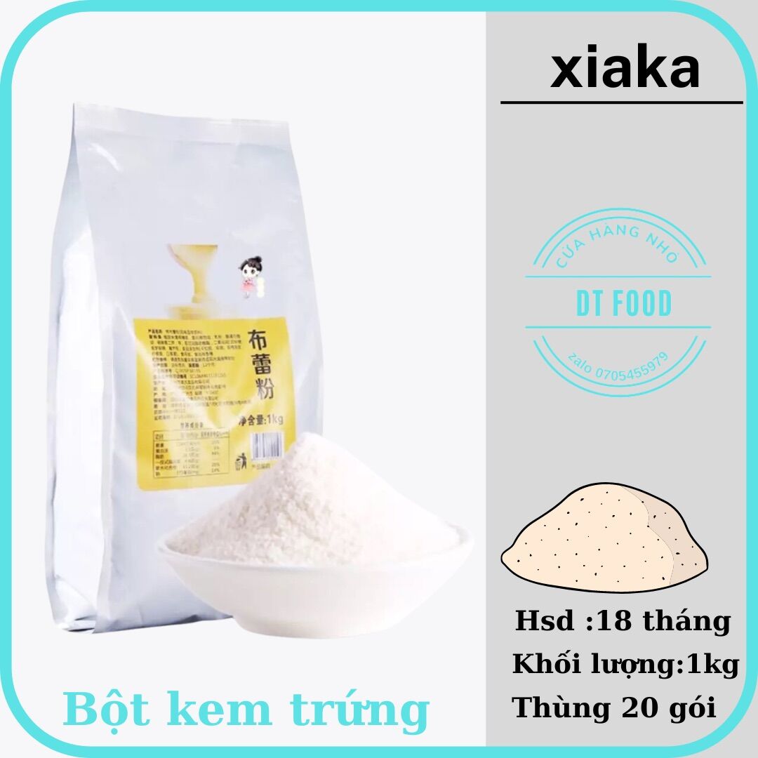 Bột kem trứng Xiaka gói 1kg