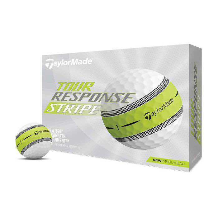 [New ball] Bóng golf Taylormade TOUR RESPONSE STRIPE 12 quả full box