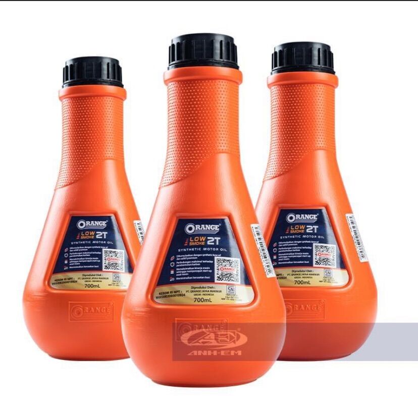 Nhớt 2 thì ORANGE SMOKE nắp đen