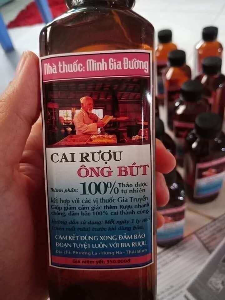 CAI RUOU BIA ÔNG BÚT  (Minh Gia Đường)
