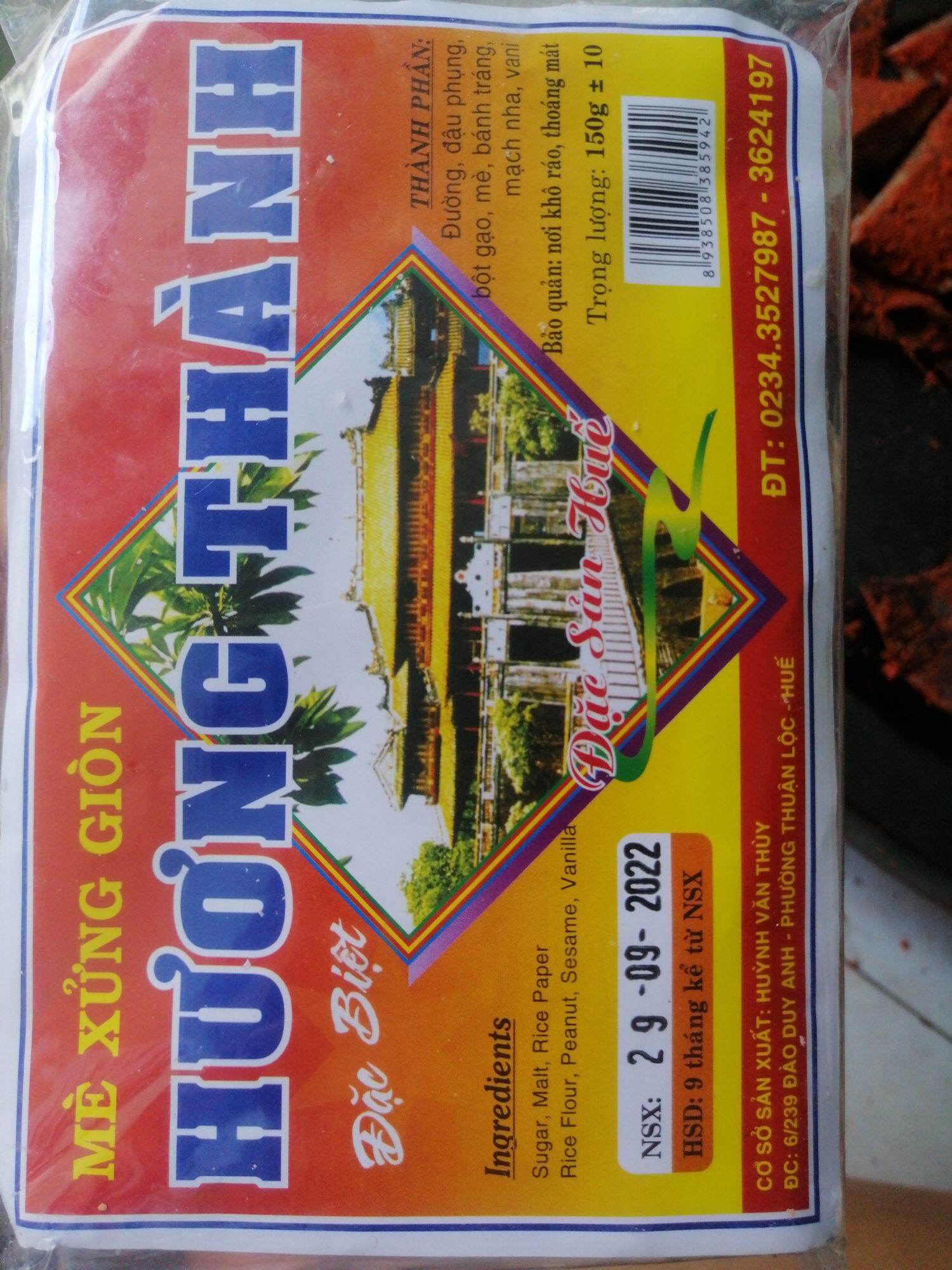 Combo 5 gói Mè Xửng   giòn. (đặc sản Huế)