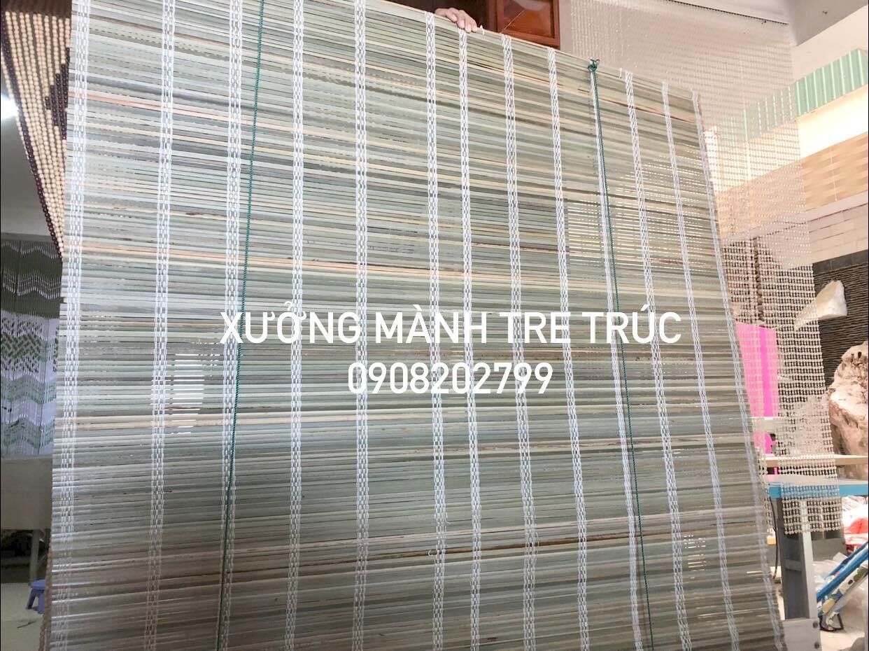 Mành tre che nắng. Mành cọ không dây trang trí Tết, lễ hội kích thước 1.5mx2m. Mành tre trang trí Tết.