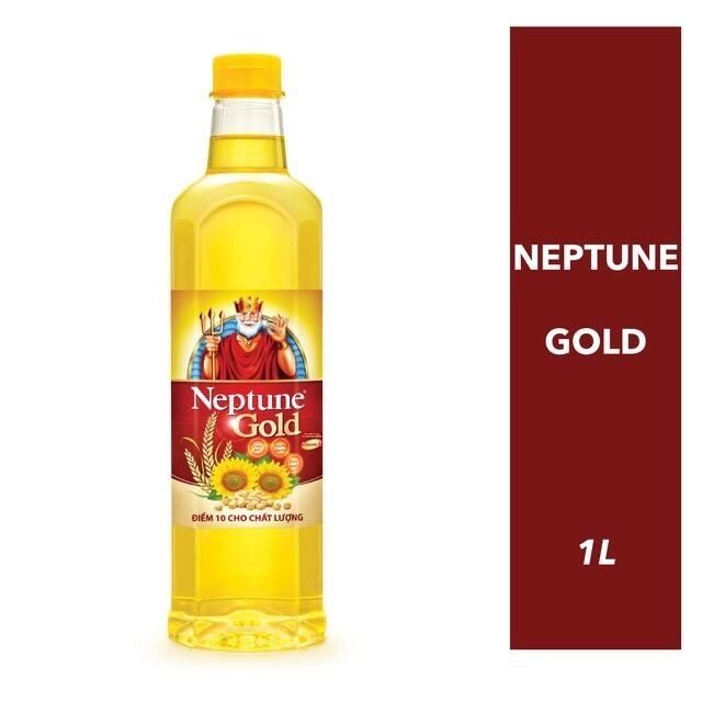 Dầu ăn Neptune gold chai 1 lít