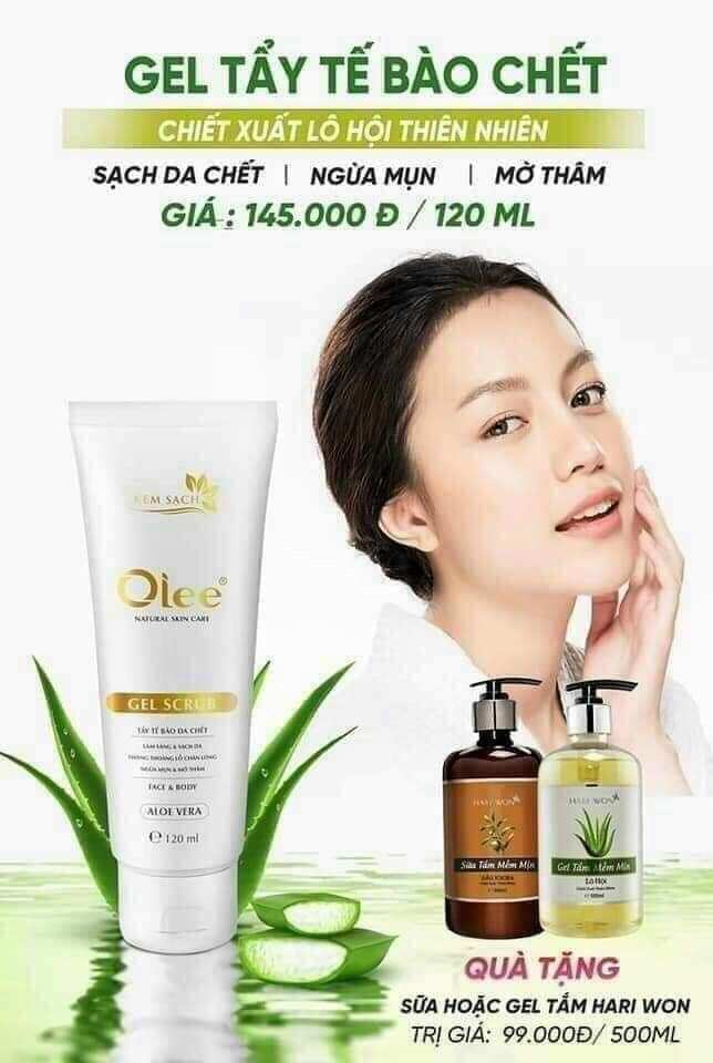 [Tặng sữa tắm] TẨY TẾ BÀO CHẾT OLEE