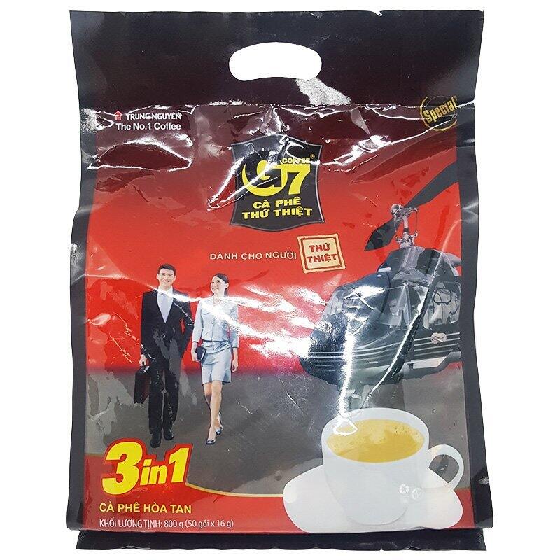 Bịch Cafe G7 3in1 (50 gói x 16g) gói vuông