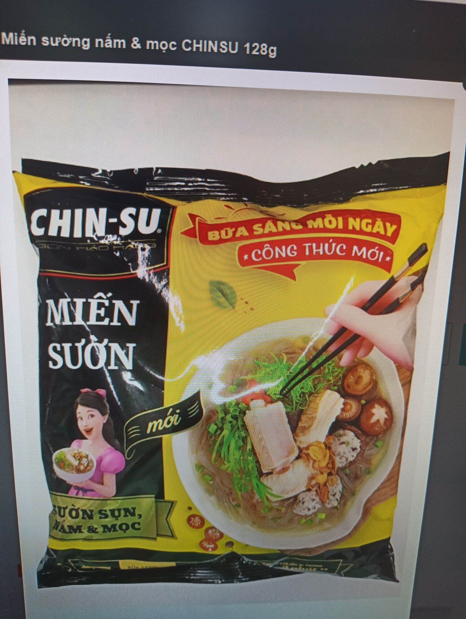 Miến sườn sụn nấm và mọc Chinsu 128g