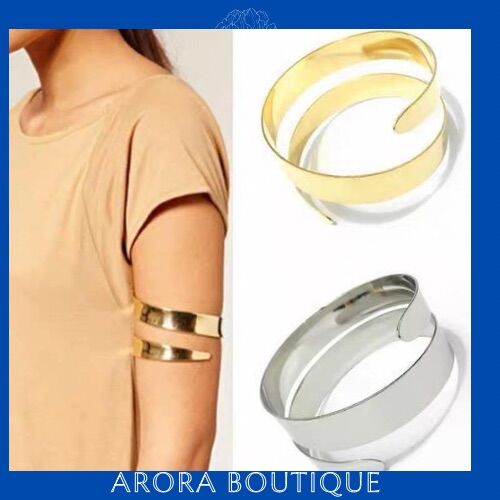 Vòng đeo bắp tay trơn cá tính - Arora boutique