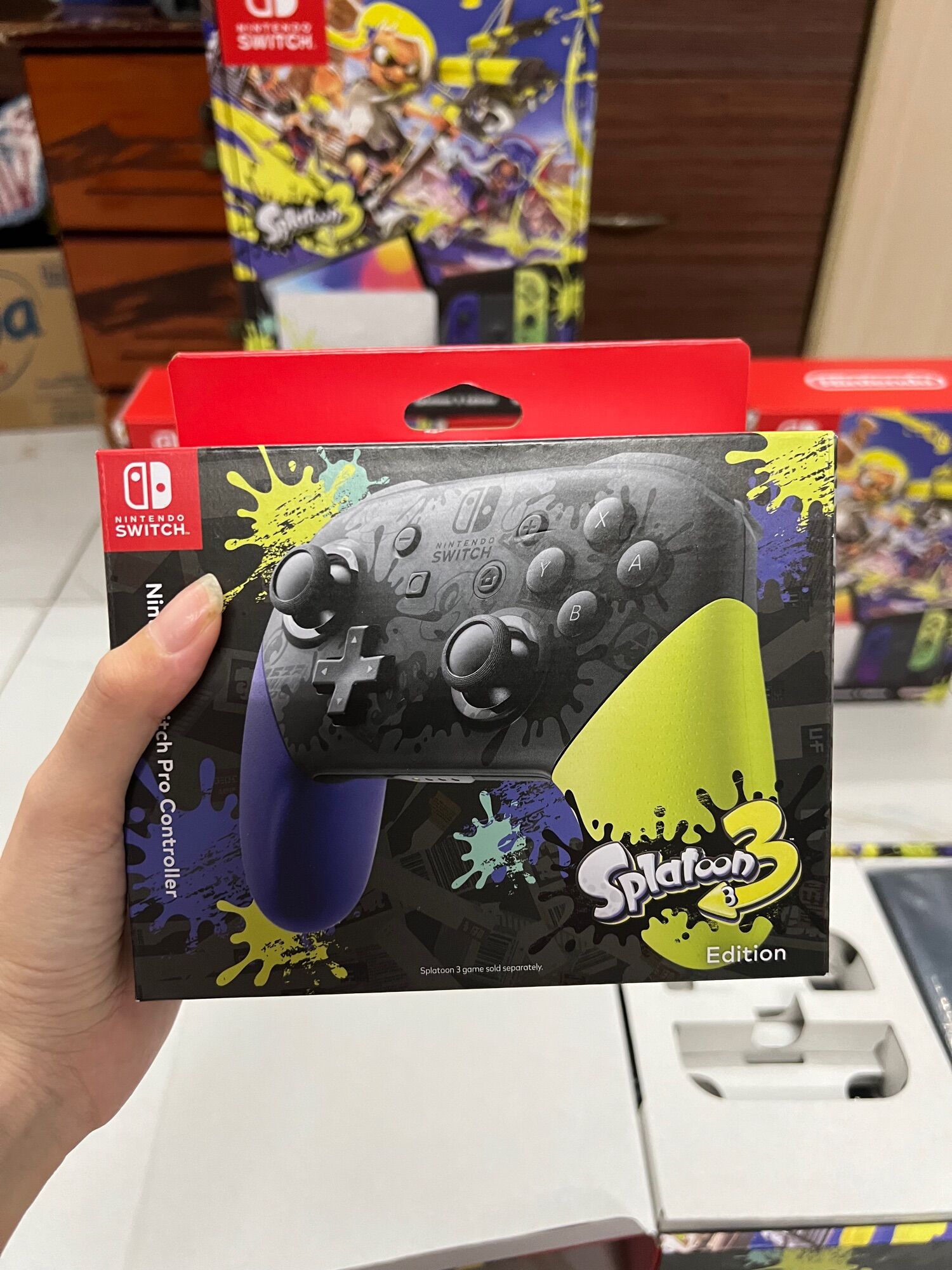 Tay cầm chơi game Pro Controller cho máy Nintendo Switch