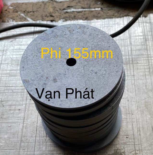 Bản mã tròn D155xd25mm chiều dày 2mm