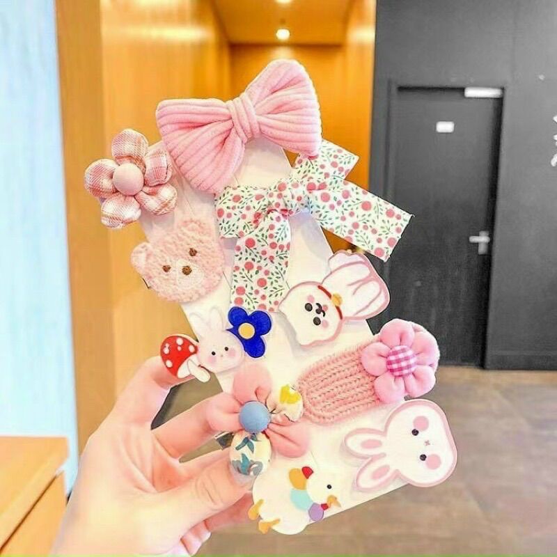 Kẹp tóc style Hàn Quốc cho bé gái