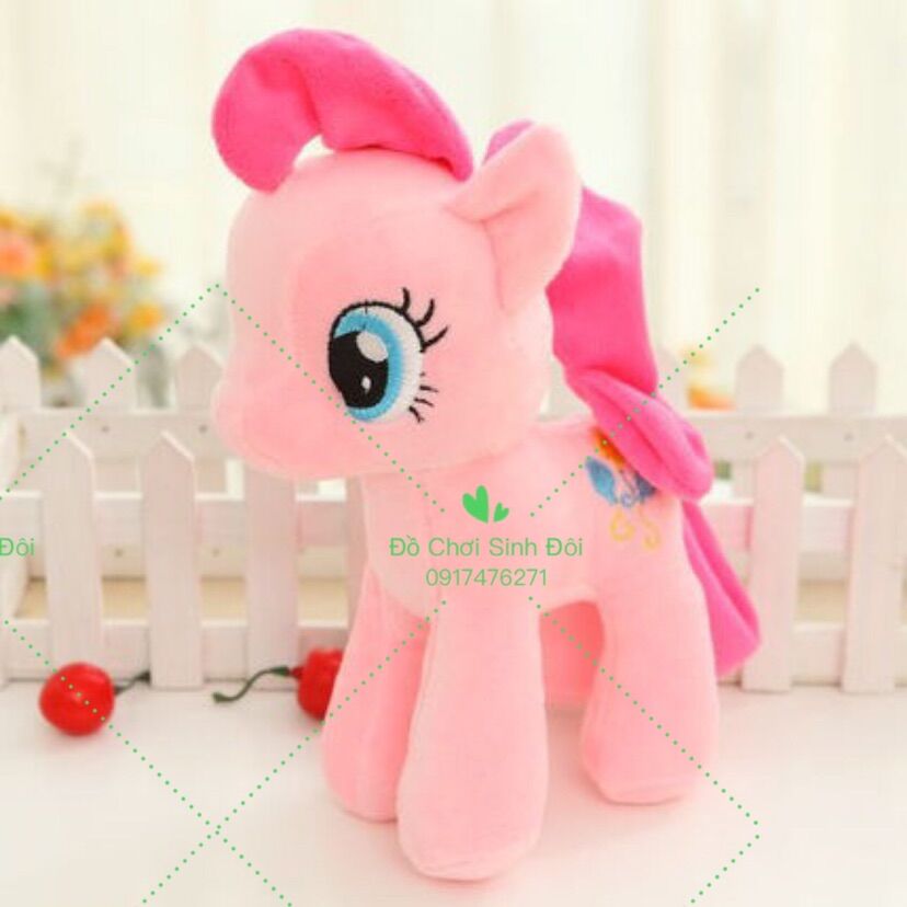 Thú bông pony Hồng 28cm