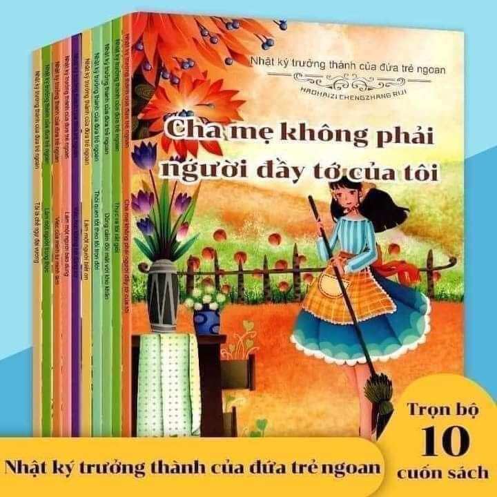(Xả kho) Bộ 10 tập NHật Ký TrƯởng ThÀNh Cho Bé